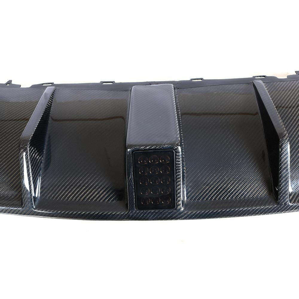 F1 Style Carbon Fiber LED Diffuser - Audi RS3 (2017-2020).
