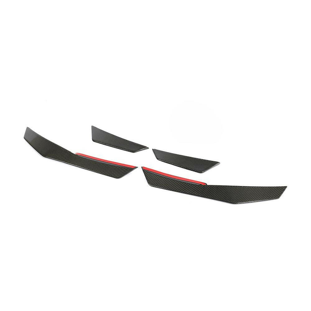 Performance Style Carbon Fiber Front Canards - Audi R8 (2016-2018).
