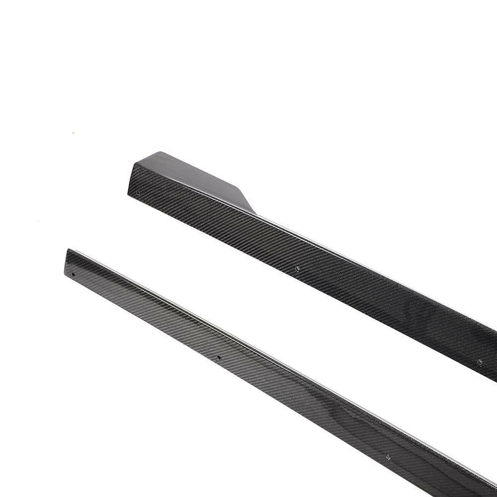 Euro Auto Style V2 Carbon Fiber Side Skirts - Audi RS3 (2017-2020).