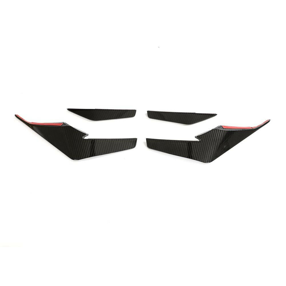 Performance Style Carbon Fiber Front Canards - Audi R8 (2019-2024).