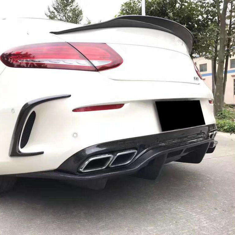 Carbon Fiber Rear Vent Trim - C205 AMG C63 Coupe.