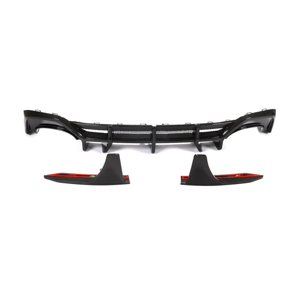 Euro Auto Style V2 Carbon Fiber Rear Diffuser - Audi RS6/RS7 C8.