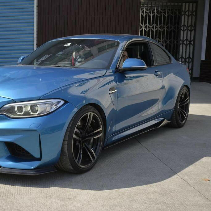 MTC Style Carbon Fiber Side Skirts - F87 M2.