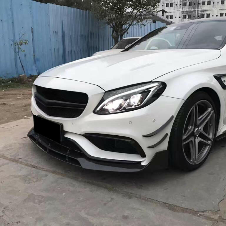 BRBS Style Carbon Fiber Front Lip - C205/W205 AMG C63.