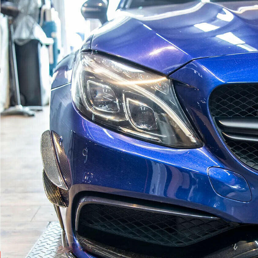 Carbon Fiber Front Canard Set - C205/W205 AMG C63.