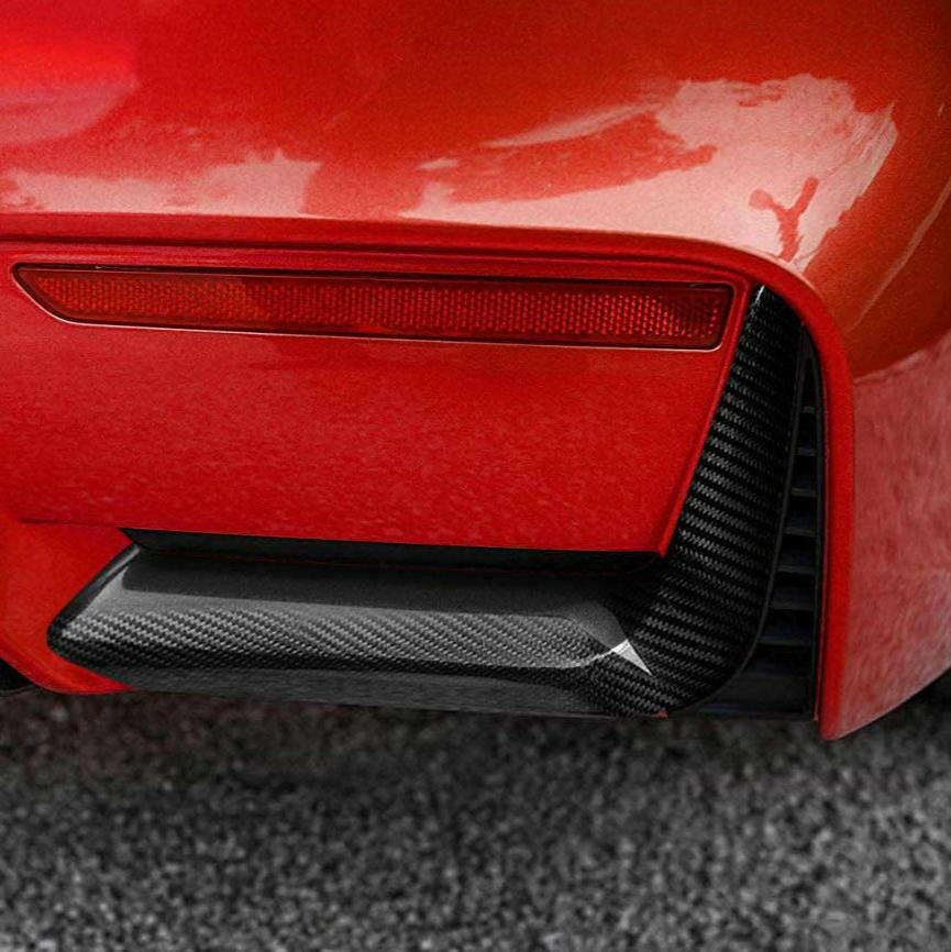 Carbon Fiber Rear Bumper Splitters - F80 M3 | F82/F83 M4.