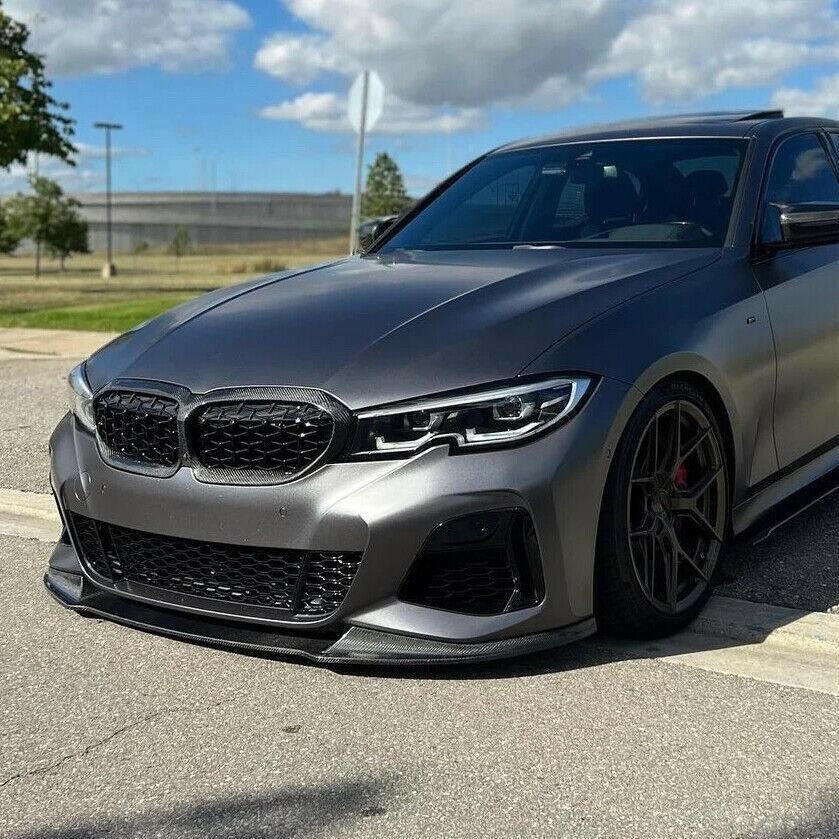 Euro Auto Style V3 Carbon Fiber Front Lip For G20 3 Series Pre-LCI.