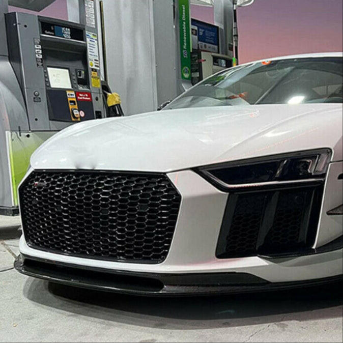V Style Carbon Fiber Lip - Audi R8 (2016-2018).