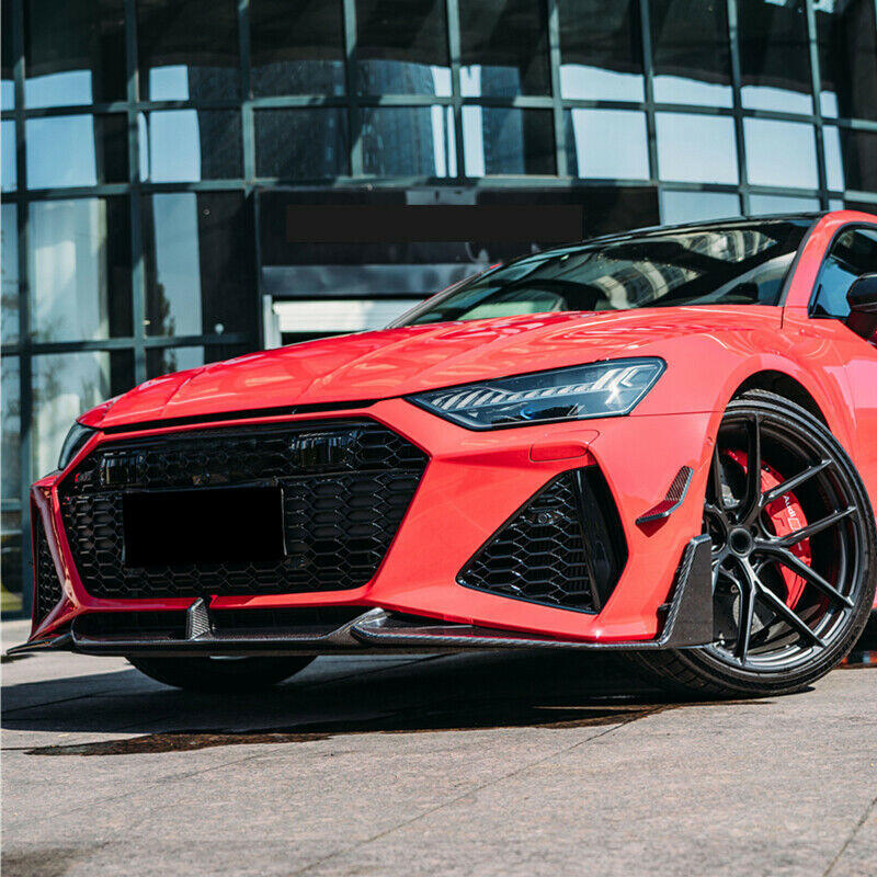 Euro Auto Style V2 Carbon Fiber Front Lip - Audi RS6/RS7 C8.