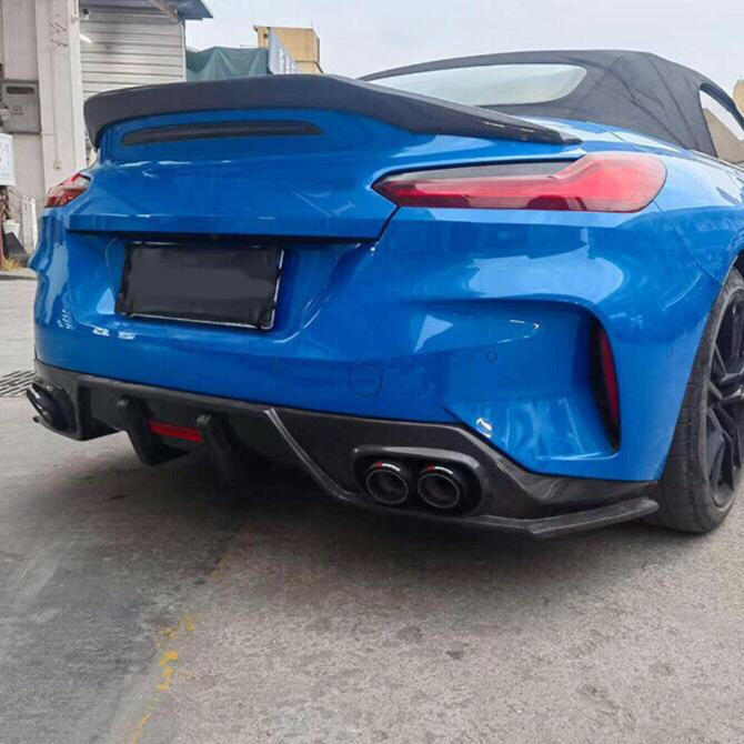 Euro Auto Style Carbon Fiber Rear Diffuser W/ LED Brake Light - G29 Z4.