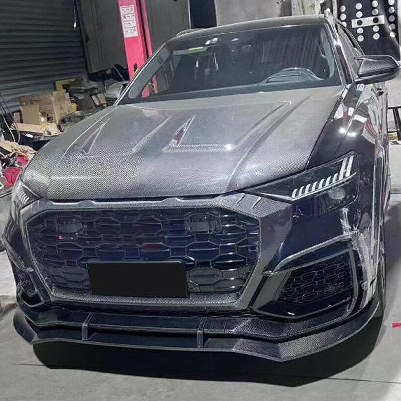 Euro Auto Style Carbon Fiber Grill Cover - Audi RSQ8.