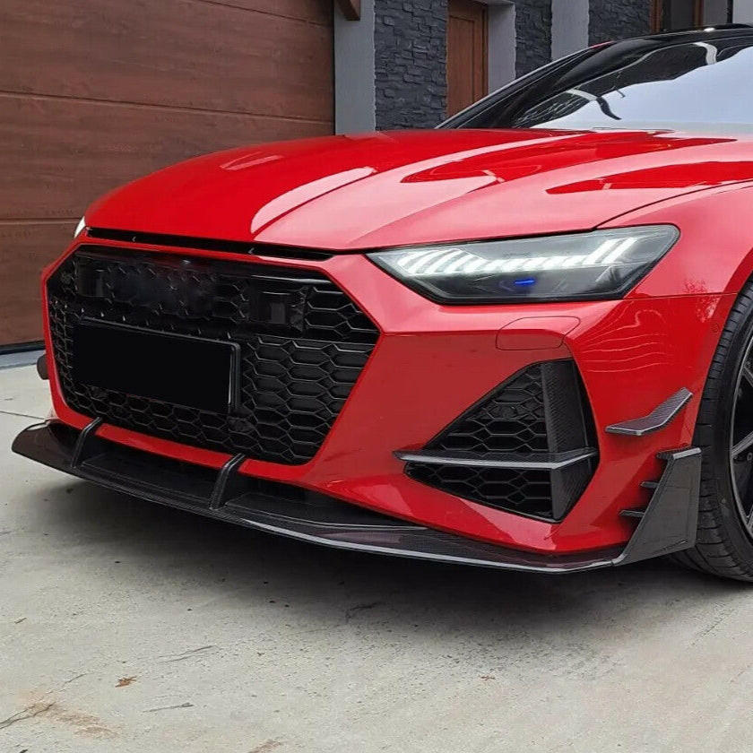 Euro Auto Style V3 Carbon Fiber Front Lip - Audi RS6/RS7.