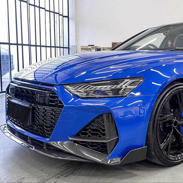 Euro Auto Style V1 Carbon Fiber Front Lip - Audi RS6/RS7 C8.