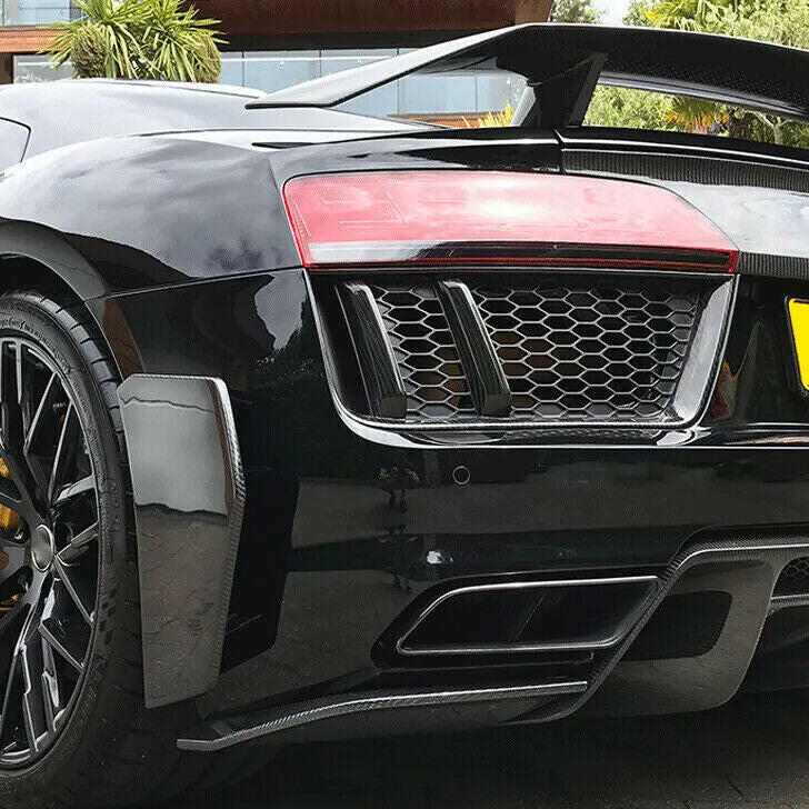 Carbon Fiber Rear Vent Covers - Audi R8 (2016-2018).