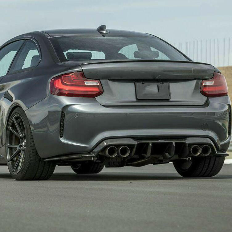 V Style Carbon Fiber Diffuser And Splitters - F87 M2.