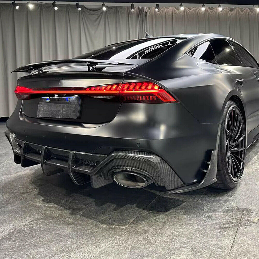 Euro Auto Style V2 Carbon Fiber Rear Diffuser - Audi RS6/RS7 C8.