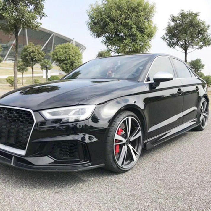 Euro Auto Style V1 Carbon Fiber Side Skirts - Audi RS3 (2017-2020).