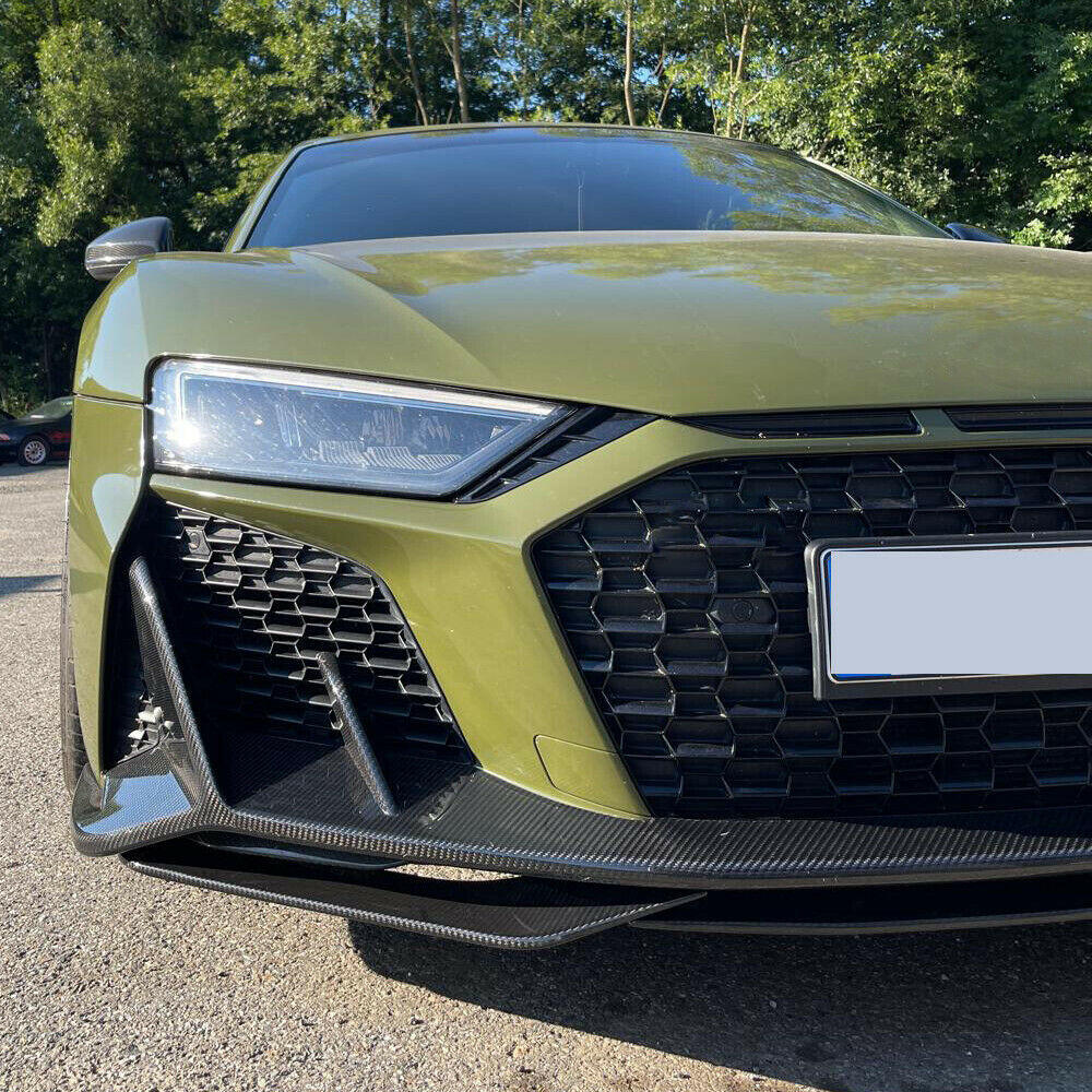 Capristo Style Carbon Fiber Front Lip - Audi R8 (2019-2024).