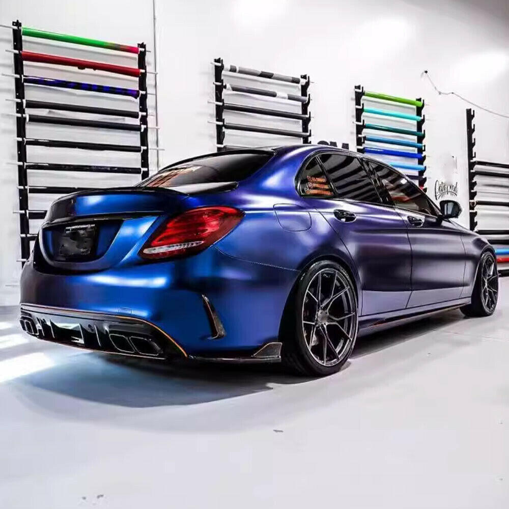 Carbon Fiber Rear Splitters - W205 AMG C63 Sedan.