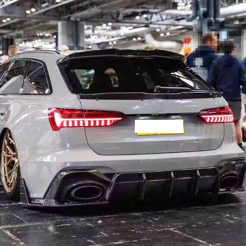 Euro Auto Style V1 Carbon Fiber Spoiler - Audi RS6 C8.