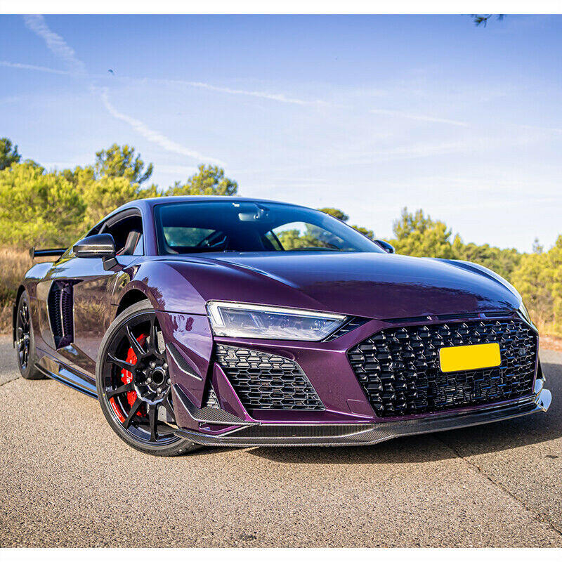 Performance Style Carbon Fiber Front Lip - Audi R8 (2019-2024).