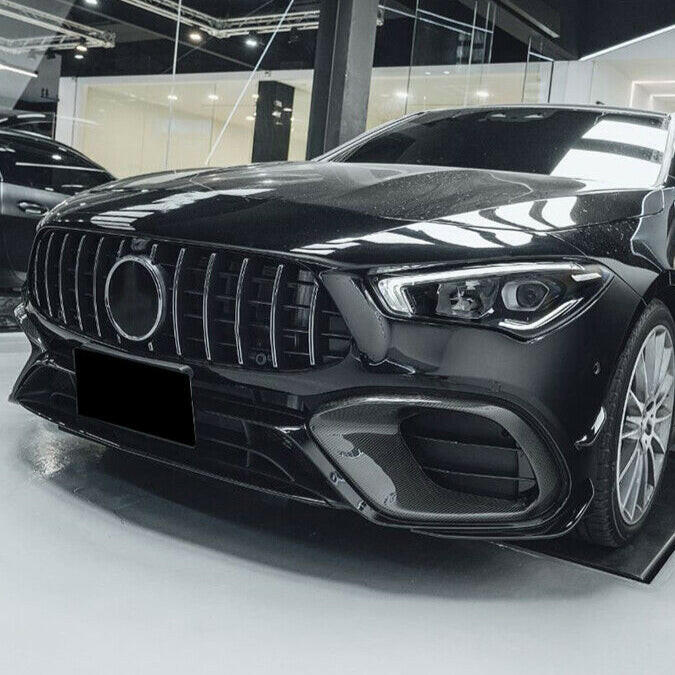 Carbon Fiber Front Air Duct Trim - C118 CLA 45 AMG (Pre-LCI).
