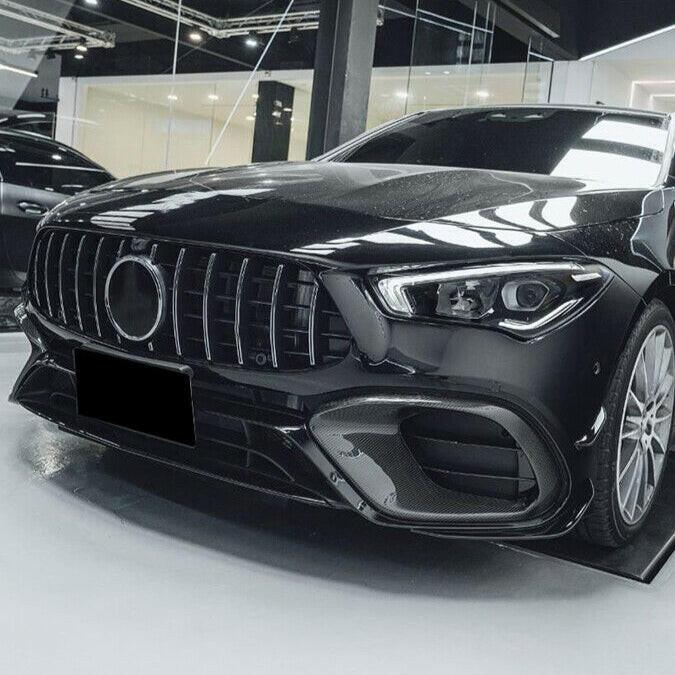 Carbon Fiber Front Air Duct Trim - C118 CLA 45 AMG (Pre-LCI).