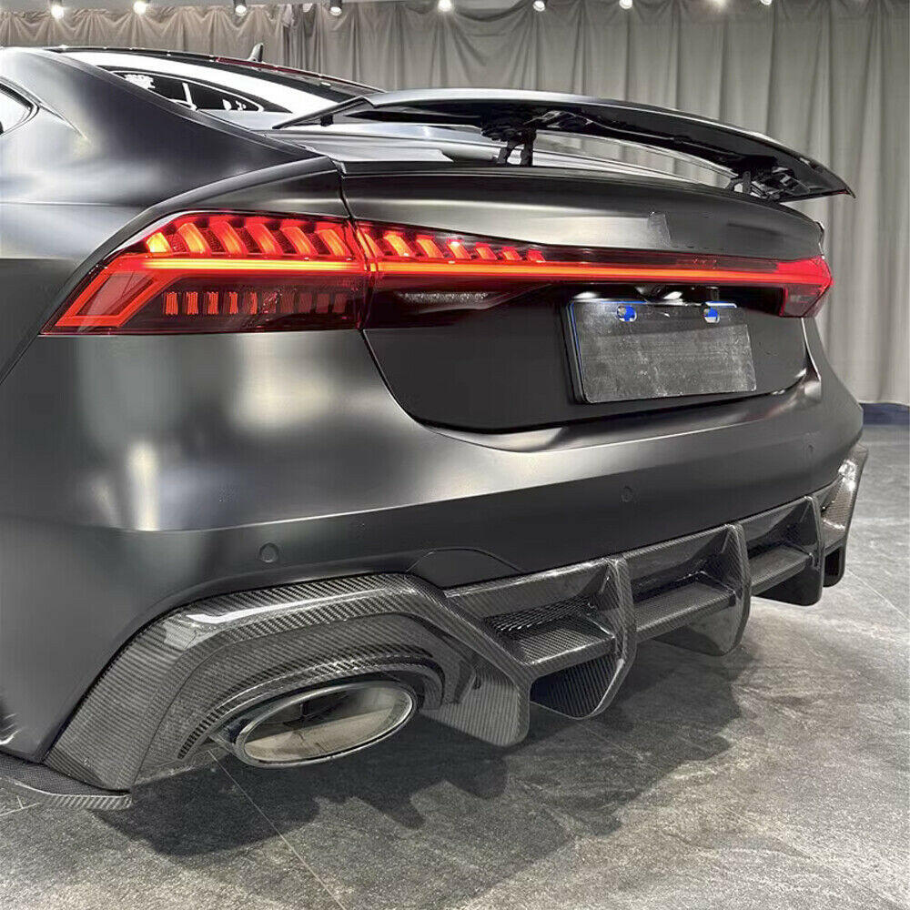 Euro Auto Style V2 Carbon Fiber Rear Diffuser - Audi RS6/RS7 C8.