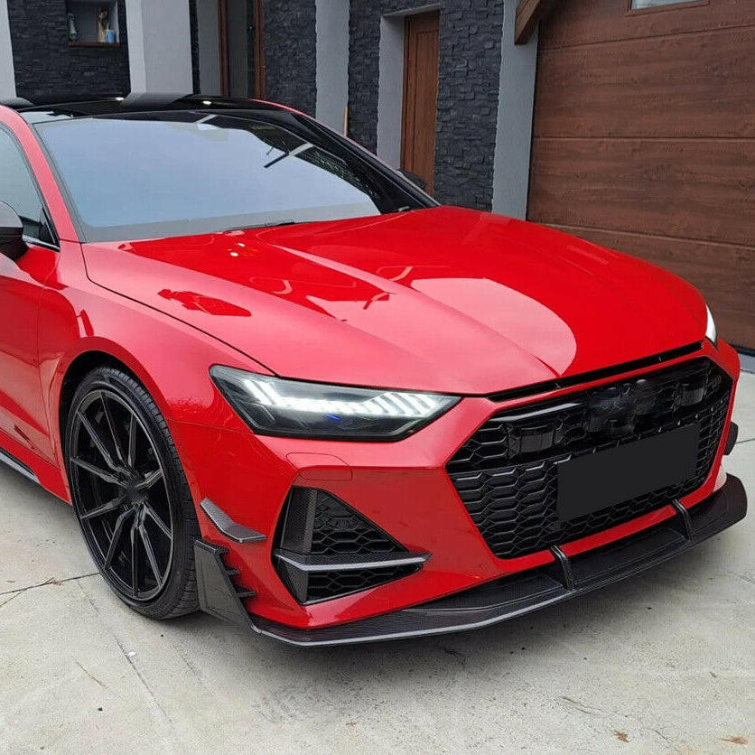 Euro Auto Style V3 Carbon Fiber Front Lip - Audi RS6/RS7.