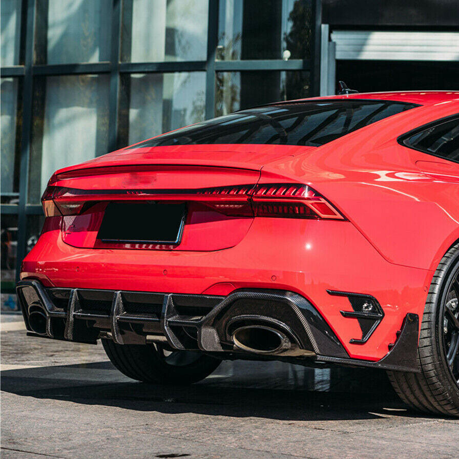 Euro Auto Style V2 Carbon Fiber Rear Diffuser - Audi RS6/RS7 C8.