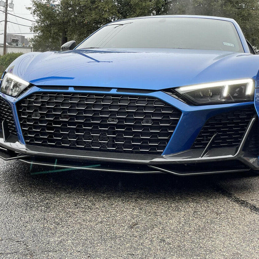 Capristo Style Carbon Fiber Front Lip - Audi R8 (2019-2024).