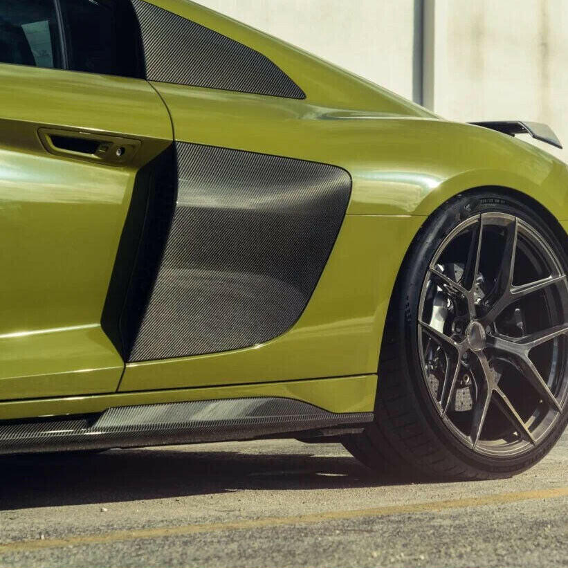 Performance Style Carbon Fiber Side Skirts - Audi R8 (2019-2024).