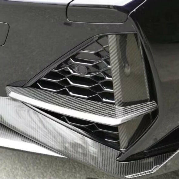 Carbon Fiber V2 Front Air Vent Trim - Audi RS6/RS7 C8.