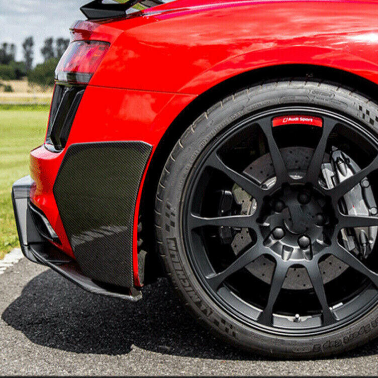 Carbon Fiber Rear Bumper Side Vent Trim - Audi R8 (2016-2018).