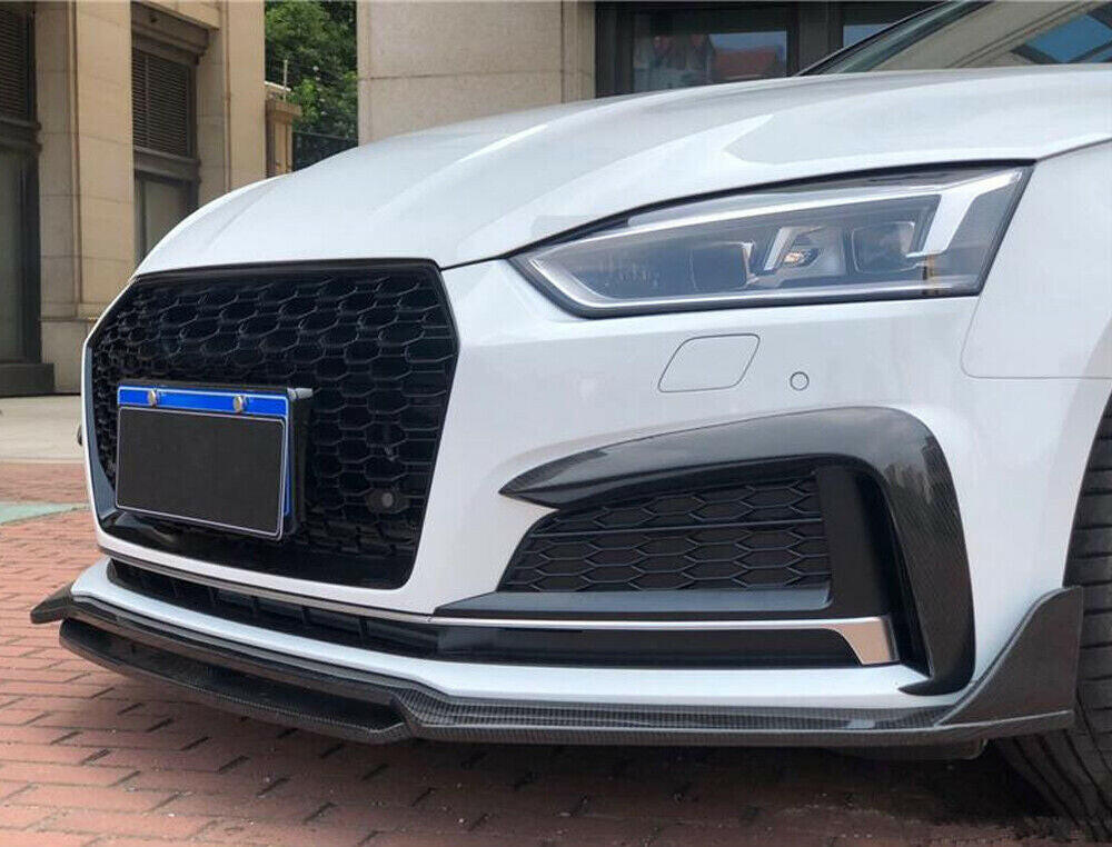 KB Style Carbon Fiber Front Lip - Audi S5 | A5 S-Line B9.