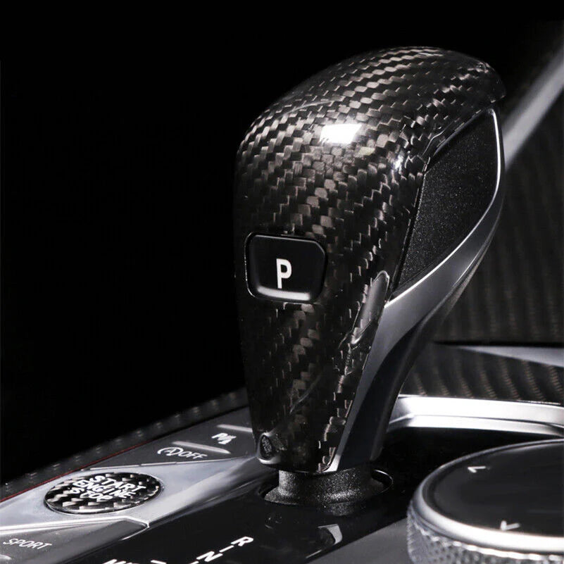 Carbon Fiber Shifter Knob Cover Trim - G01 X3/G02 X4/G20 3 Series/G22,23,26 4 Series/G29 Z4/G42 2 Series
