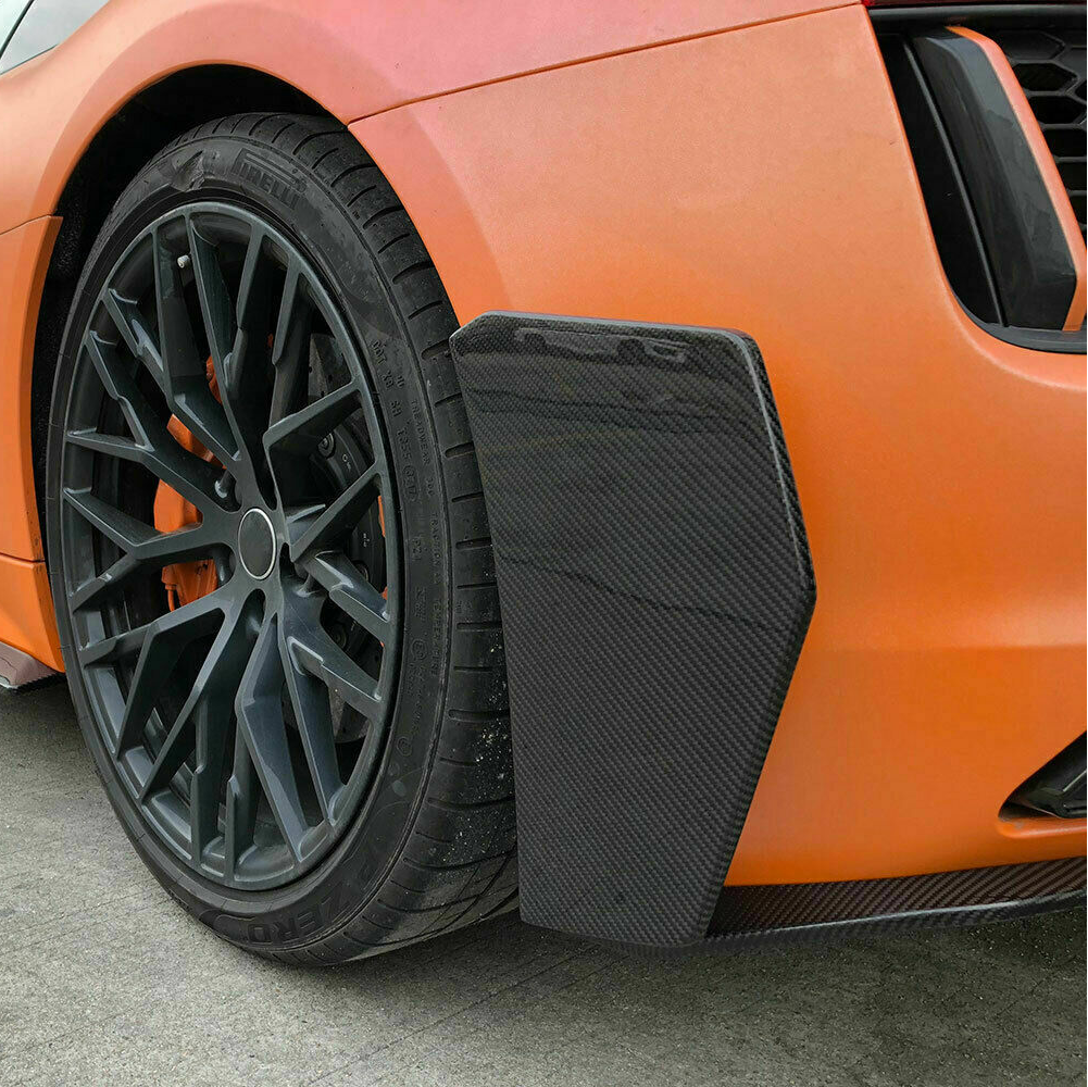 Carbon Fiber Rear Bumper Side Vent Trim - Audi R8 (2016-2018) - Euro Auto Design