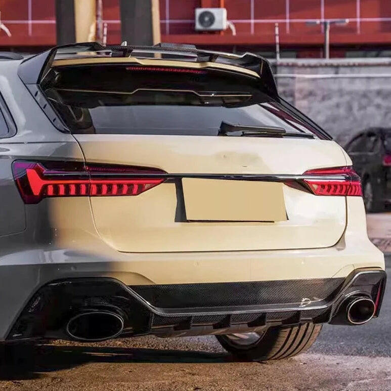Euro Auto Style V3 Carbon Fiber Roof Spoiler - Audi RS6 C8.