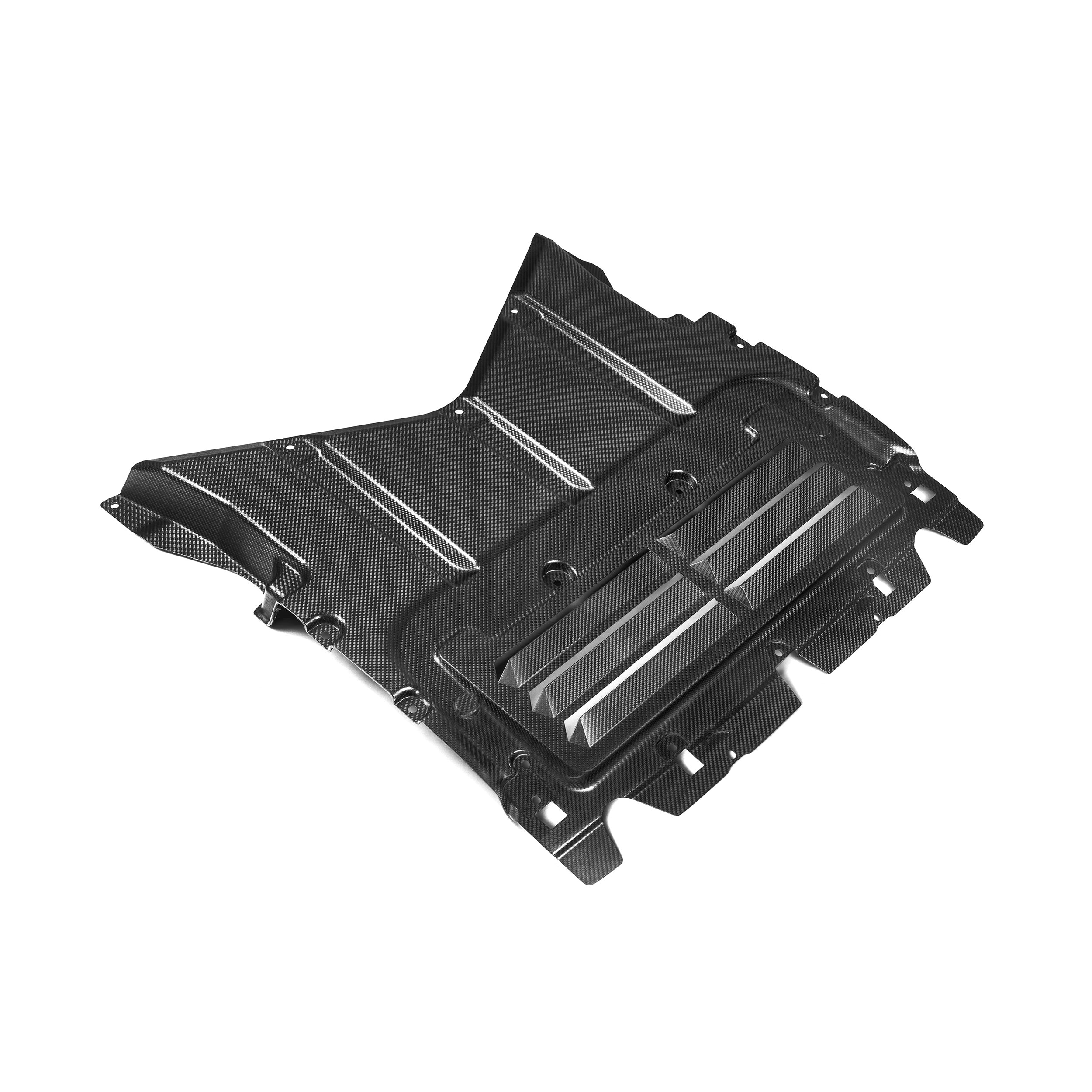 OEM Style Carbon Fiber Oil Cooler Skid Plate - G90 M5