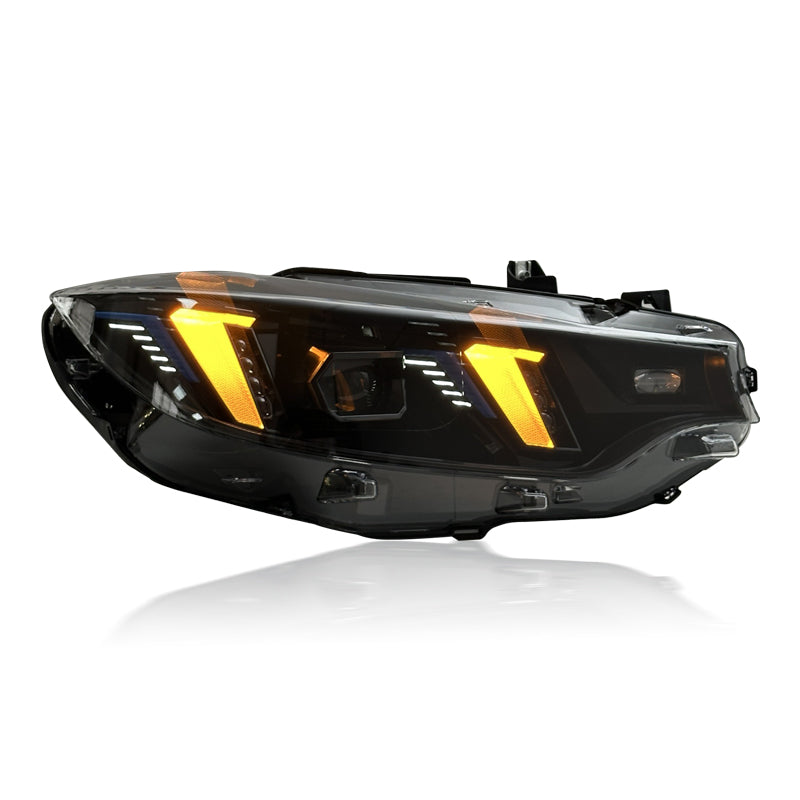 Dual-Color Snake Eyes Style LED Headlights - BMW F80 M3, F82/F83 M4 & F32/F33/F36 4 Series