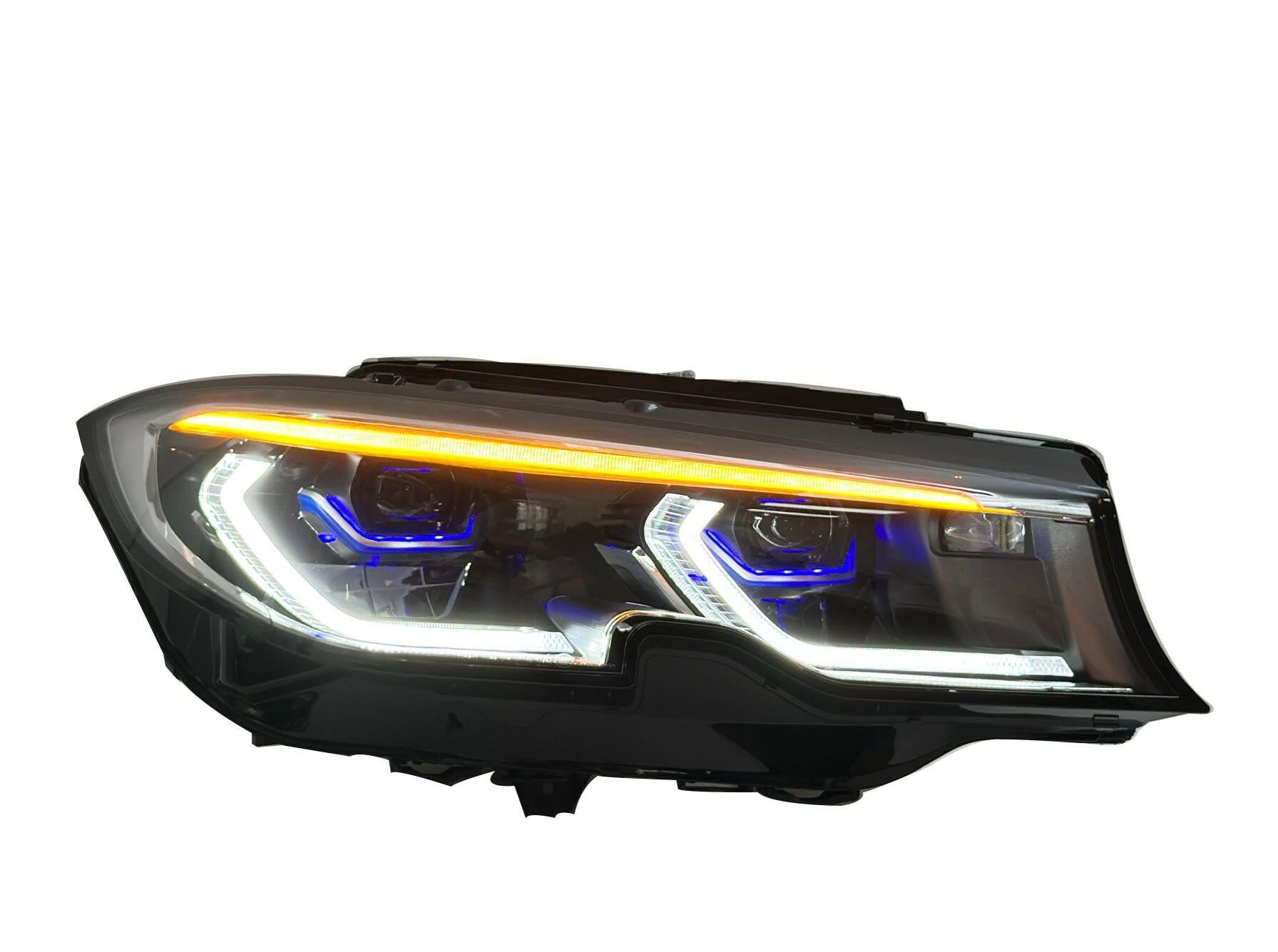 Switchback Dual-Color Laser LED Headlights – BMW G20 3 Series (Pre-LCI).