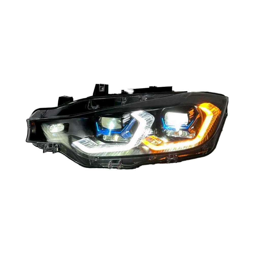 Switchback Dual Color X5 Style LED Headlights - BMW F30 3 SERIES