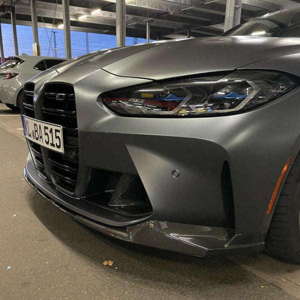 3 Piece M Style Carbon Fiber Front Lip - BMW G80 M3 | G82 M4