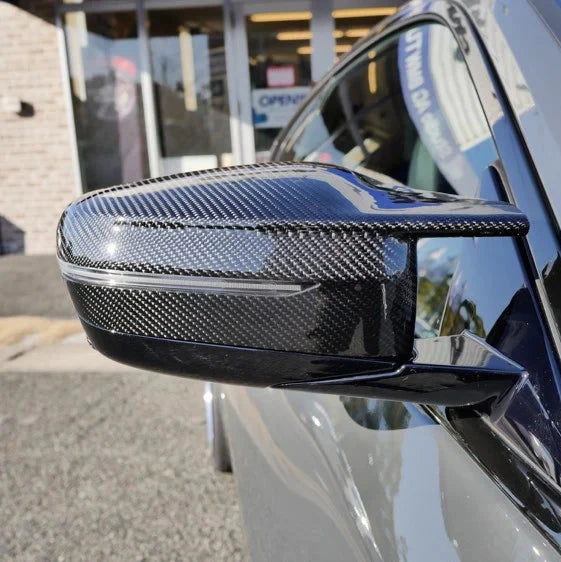 M Style Carbon Fiber Mirror Caps - G20 3 Series - Euro Auto Design