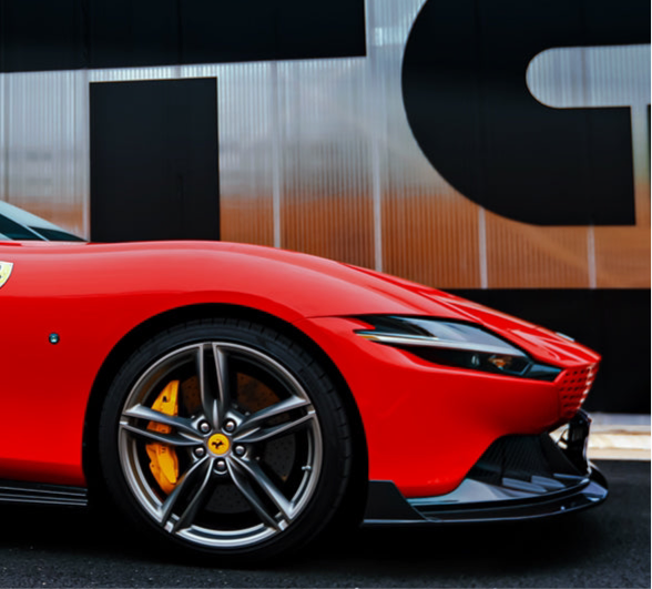 Paktechz Carbon Fiber Lip - Ferrari Roma.