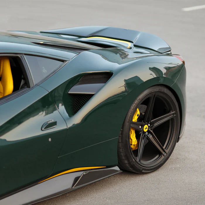 V Style Carbon Fiber Spoiler - Ferrari 488 GTB.
