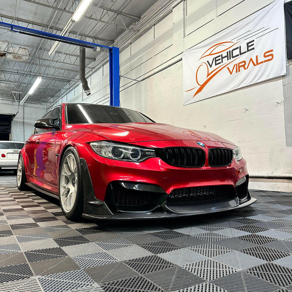 Laptorr Style Carbon Fiber Front Lip -  BMW F80 M3 | F82/F83 M4