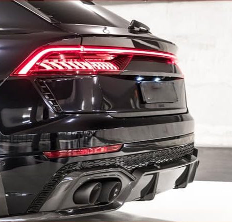 Euro Auto Style Carbon Fiber Rear Diffuser - Audi RSQ8 - Euro Auto Design