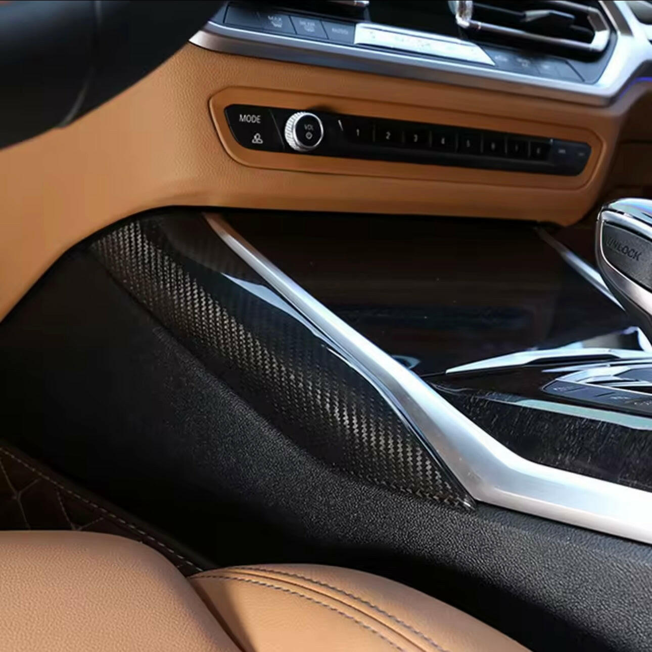 Carbon Fiber Center Console Side Trim - G20 3 Series/G22 4 Series/G80 M3/G82 M4.