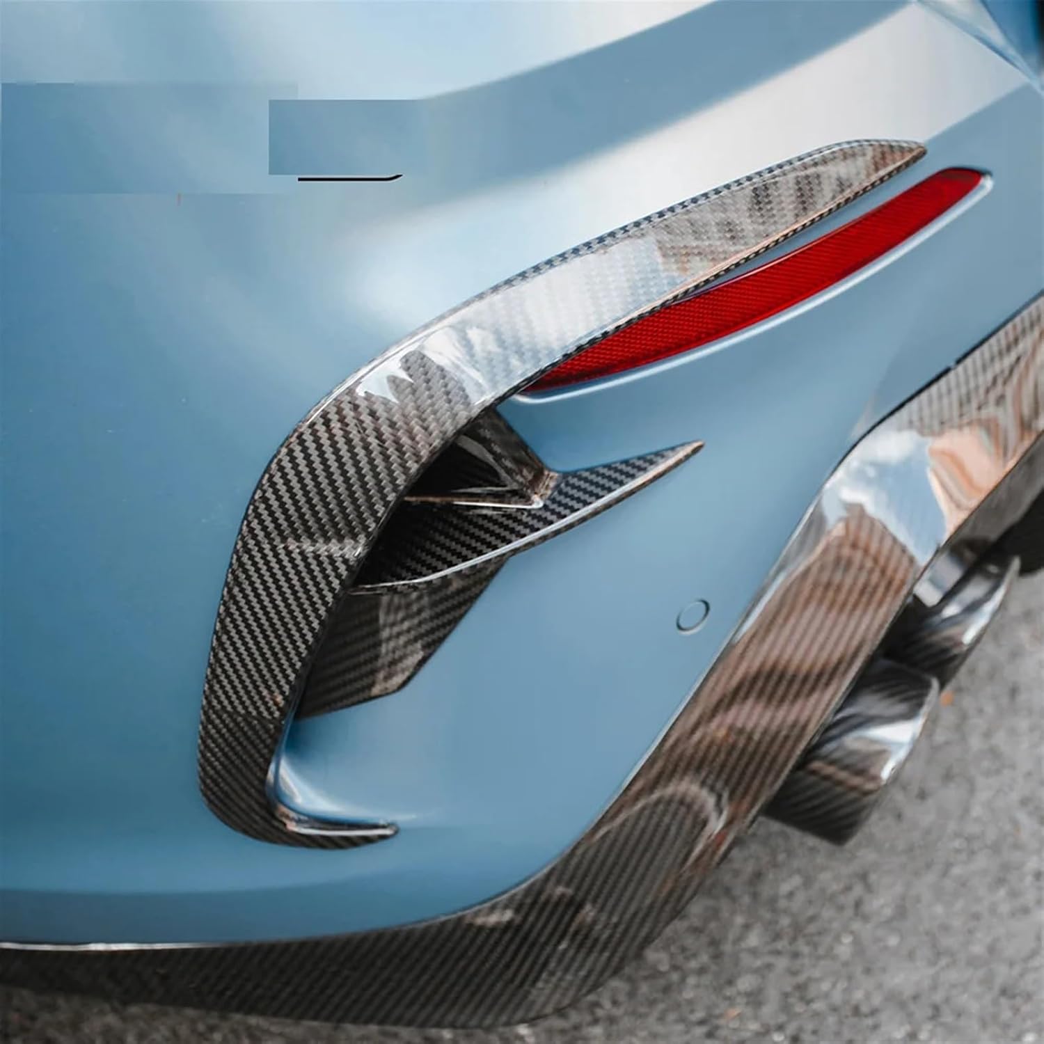 AC Style Carbon Fiber Rear Canard Vent Trim - G14/G15/G16 8 Series - Euro Auto Design